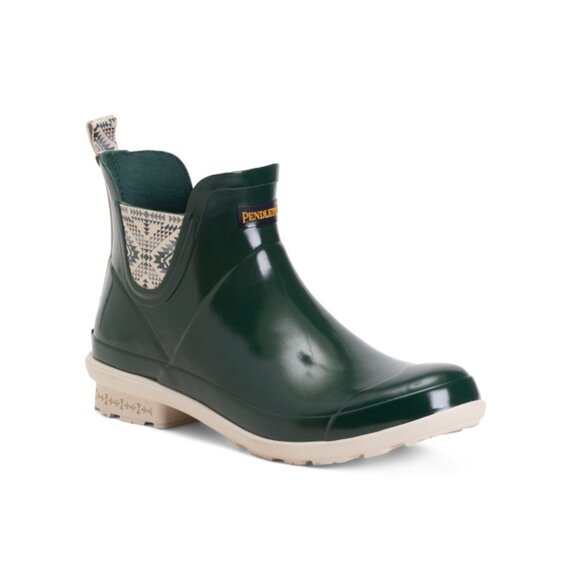 PENDLETON Green Smith Rock Chelsea Rain Boots - Picture 1 of 2